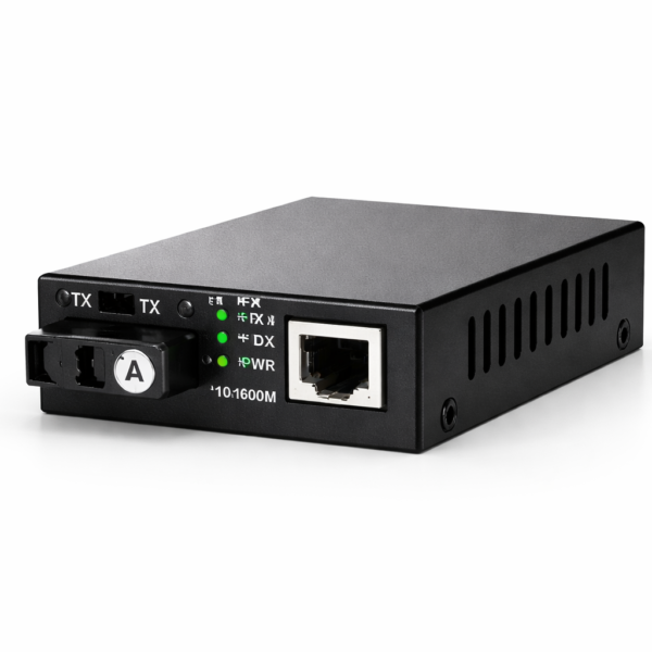 Single Fiber Media Converter 10/100 Mbps – SM BIDI FTTH Device