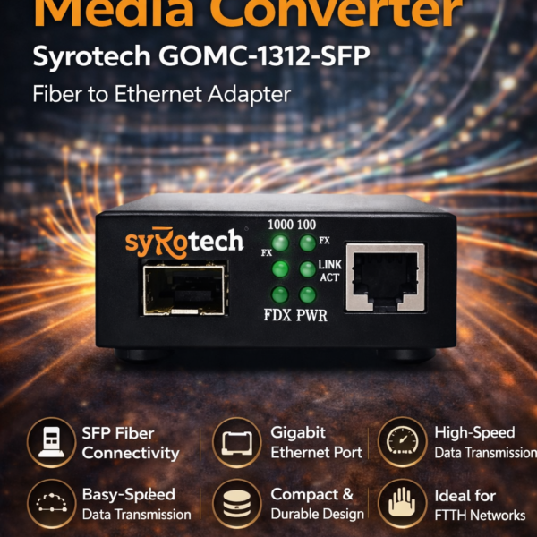 syrotech gomc 1312 sfp media converter