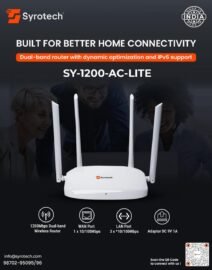 syrotech sy-1200-ac-lite dual band wifi router