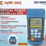 optical power meter with vfl deviser ae210 fiber testing device