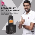 beetel cordless phone x90 with lcd display and caller id
