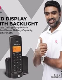 beetel cordless phone x90 with lcd display and caller id