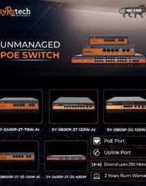 syrotech poe switch for cctv